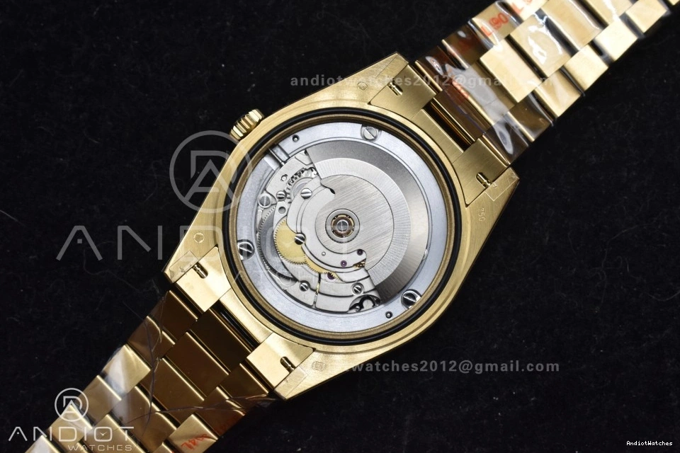 40 725 on Steel YG (Gain QF Bracelet President A2836 904L Dial Weight) Best DayDate V4 Green GoAnywhere Edition Black 0209